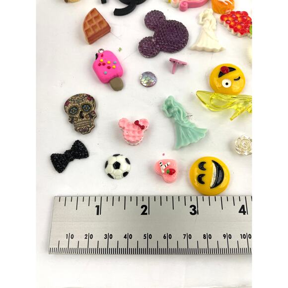 300 PC Resin Cab Flat Back Charm Grab Bag Mixed DIY Craft Supplies - Picture 14 of 14